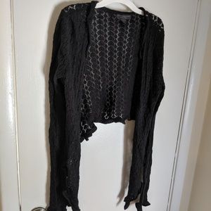 Express angora shrug